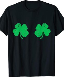 Shamrock Boobs T-Shirt Irish St Patricks Day Shirt T-Shirt